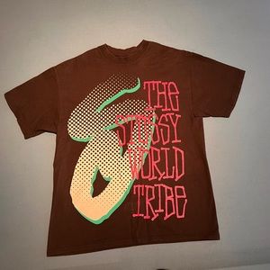Vintage 90's Stussy World Tribe Skateboarding Unisex Size L